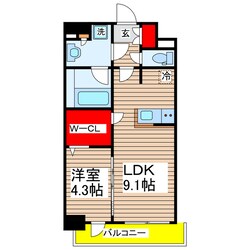 クレストコート泉一丁目の物件間取画像